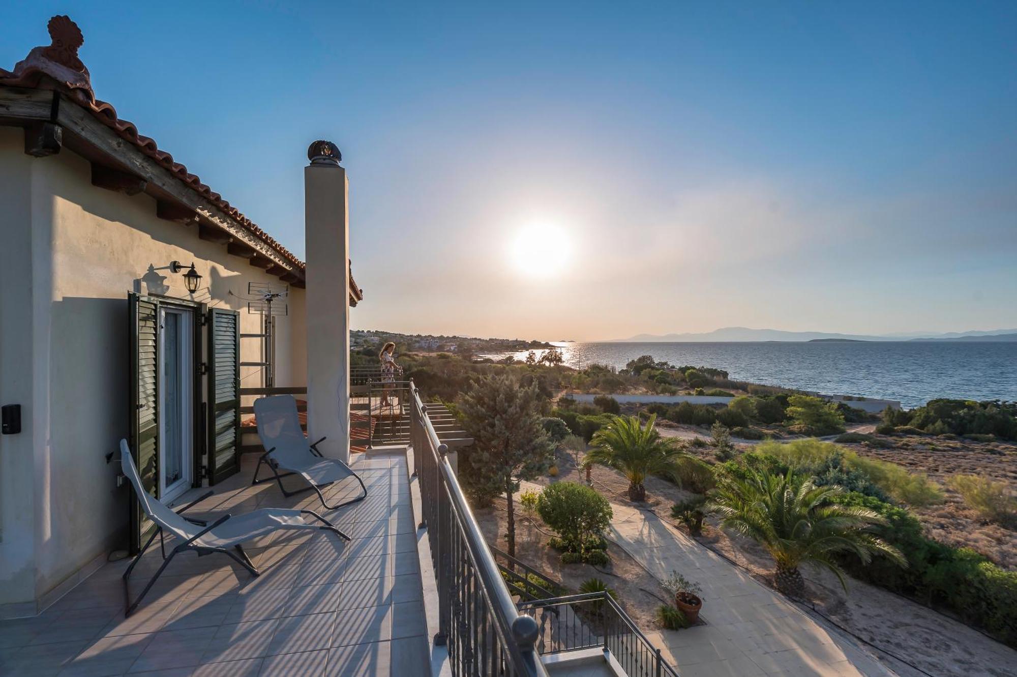 Marfaia - Villa By The Sea Agioi Luaran gambar